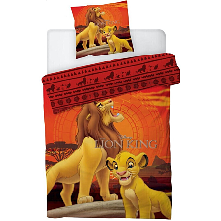 Roupa de cama 1 pessoa Rei Leao Microfibra