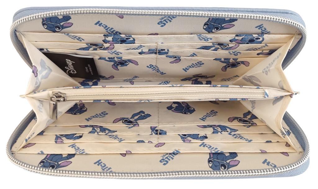 Carteira Stitch Azul