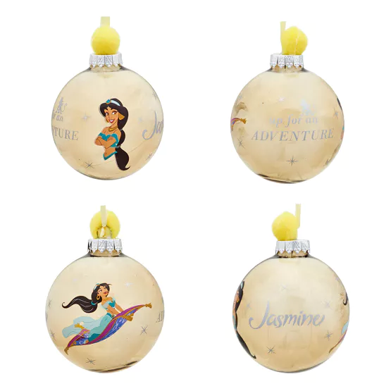Pack 7 bolas de natal Princesas Disney