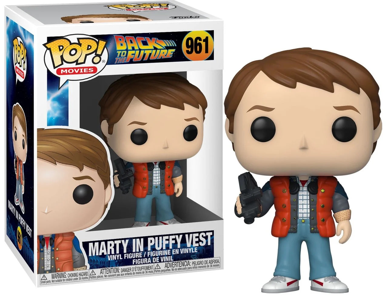 POP back to the future Marty Mc Fly in puffy vest 961