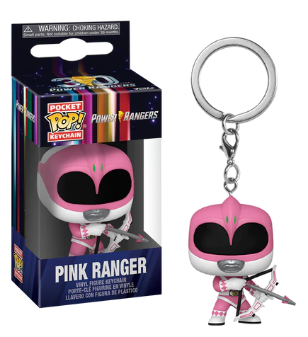 Porta Chaves Power Rangers Rosa