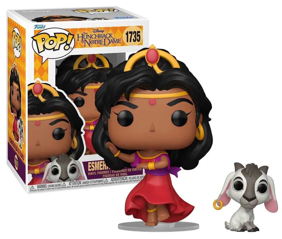 POP Disney Notre Dame de Paris Esmeralda com Djali 1735