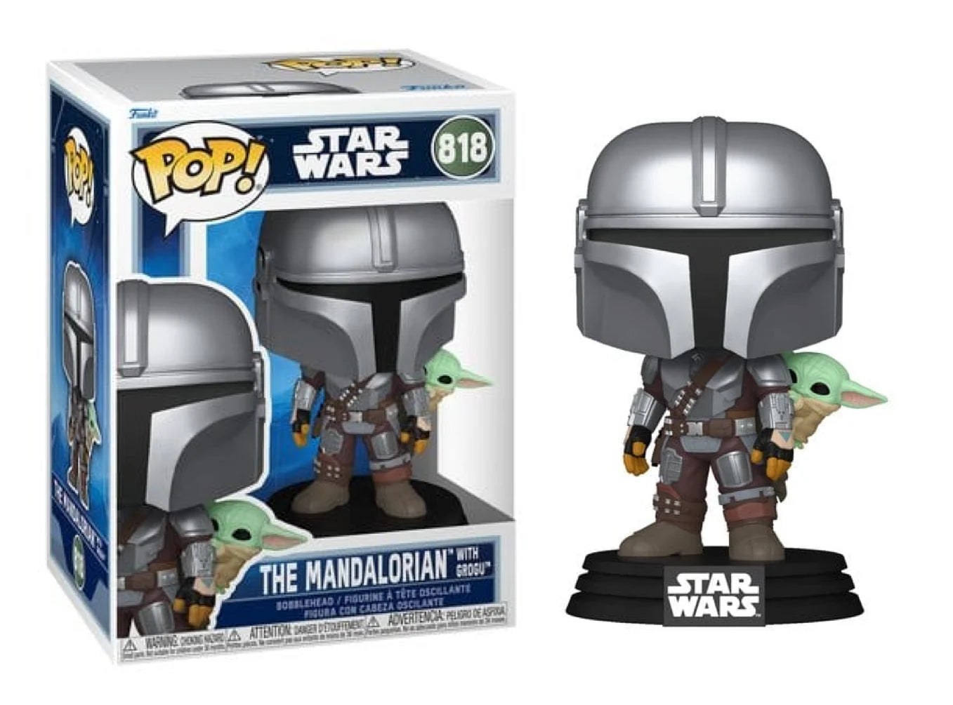 POP Star Wars Mandalorian with Grogu 818