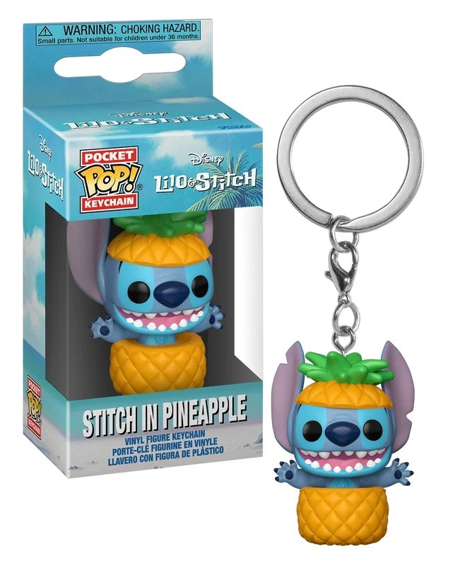 Porta Chaves Stitch Ananas