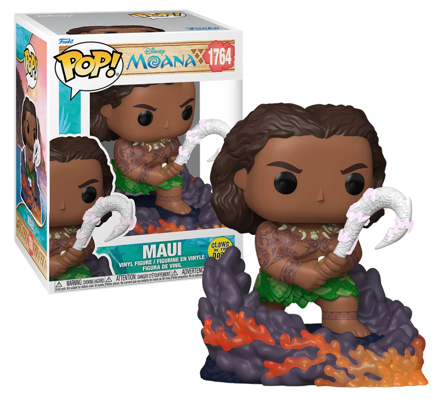 POP Disney Vaiana Maui GITD 1764