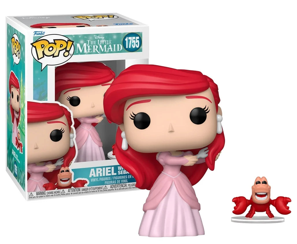 POP Disney Ariel com Sebastian 1755