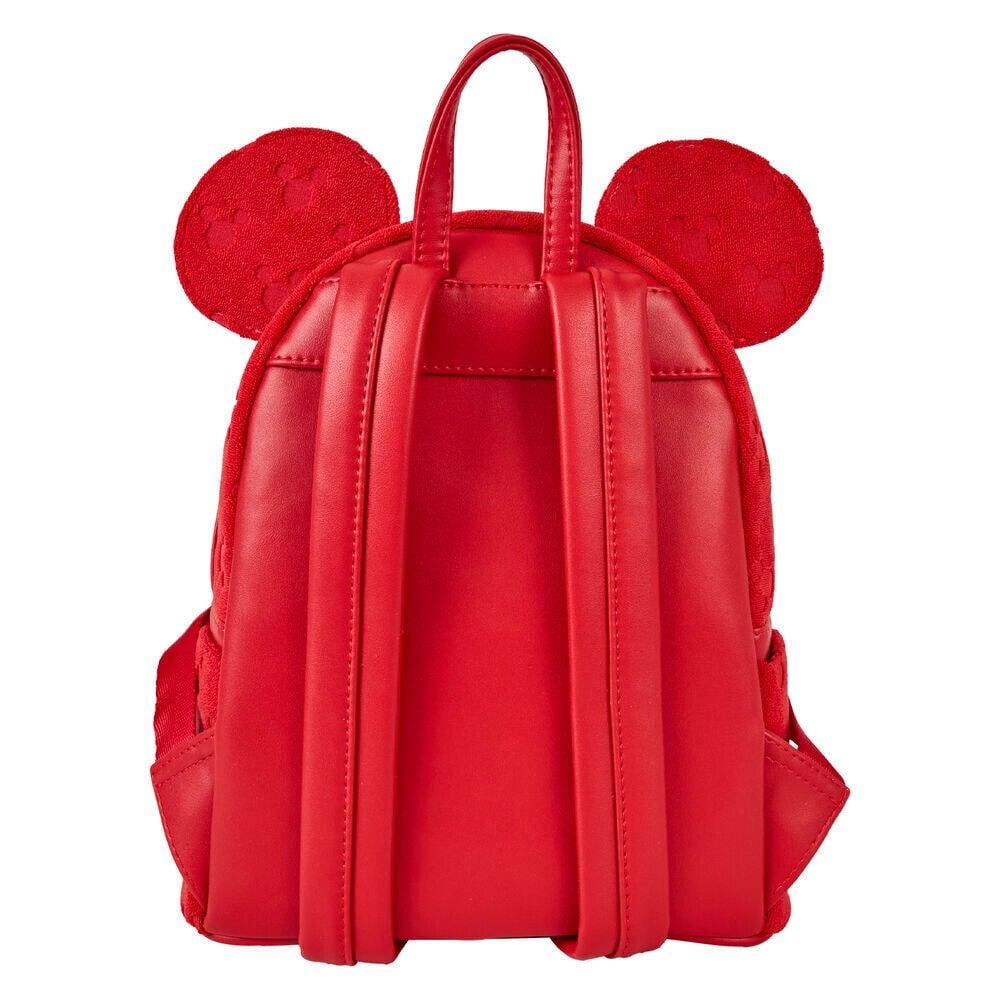 Mochila Minnie Vermelho Ears Burnout Loungefly