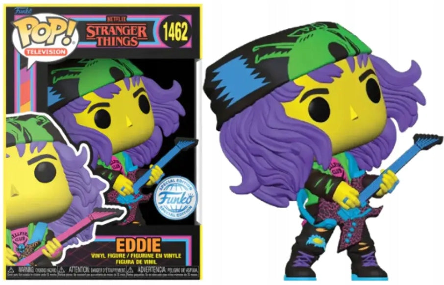POP Stranger Things Eddie Black Light 1462