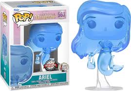 POP Disney Pequena Sereia Ariel Transparente 563
