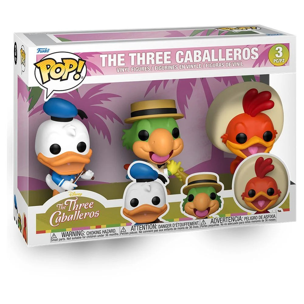 Pack 3 POP Disney Os Três Caballeros
