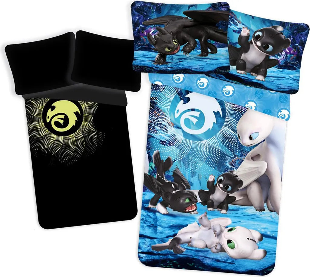 Roupa de cama 1 pessoa Dragons Fluoerescente