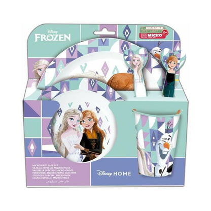 Conjunto de louça infantil Frozen - 5 peças