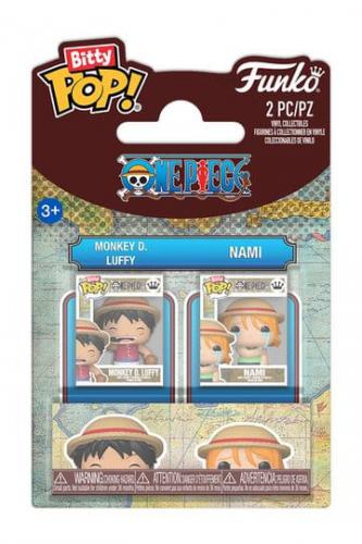 Bitty POP One Piece Luffy e Nami