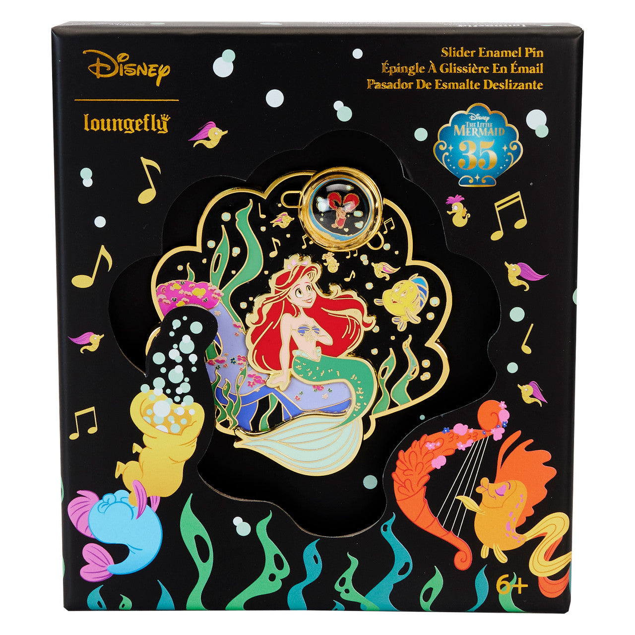 Pins Loungefly Disney Princesa Ariel