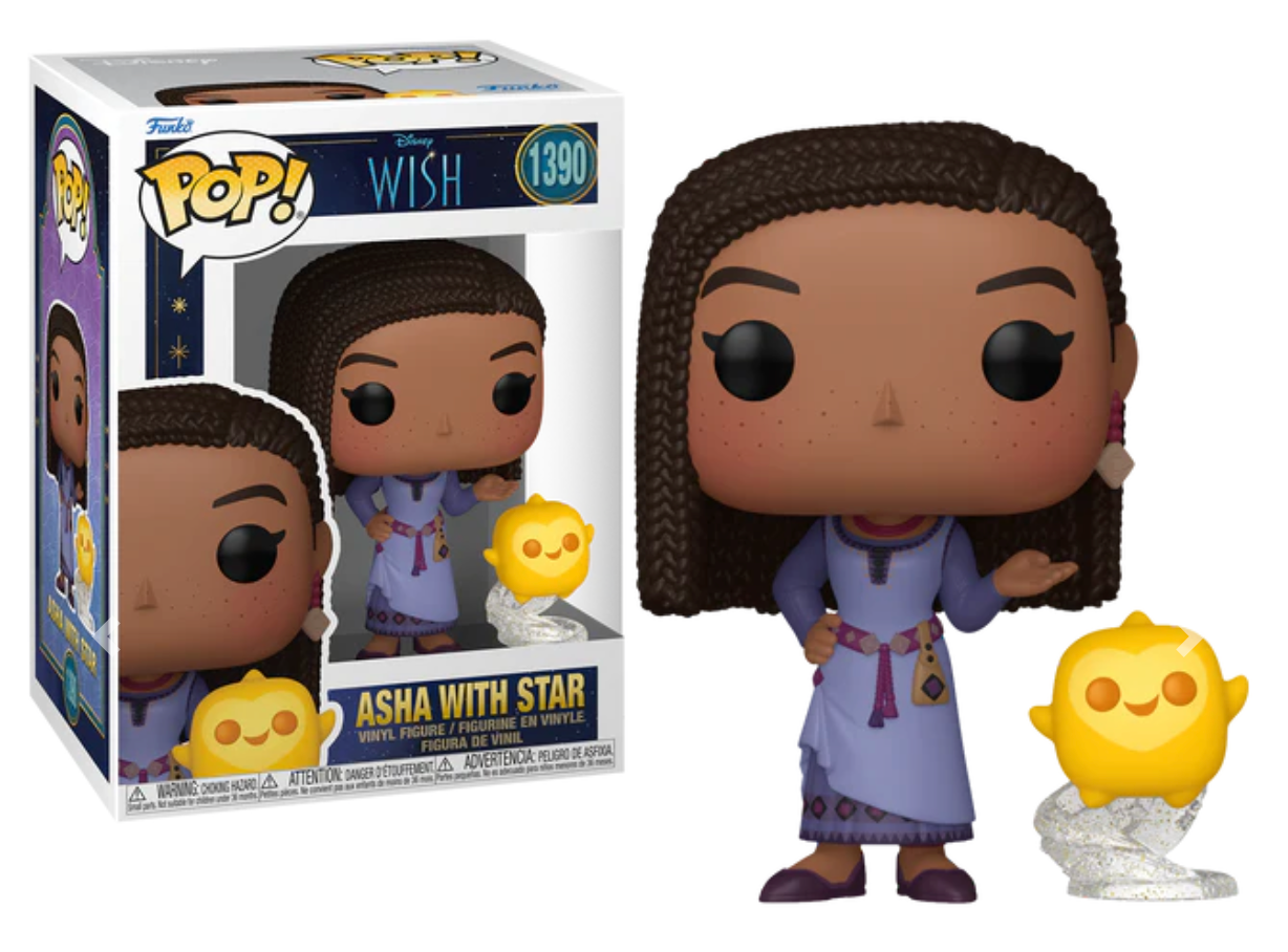 POP Disney Wish Asha with star 1390