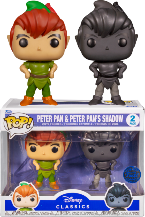 POP Disney Peter Pan e Peter Pan Shadow