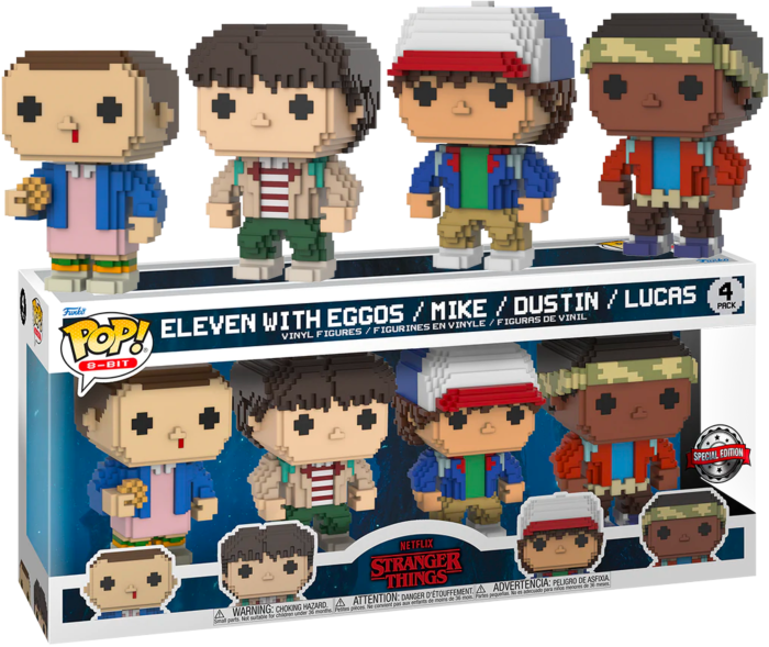 Pack 4 POP Stranger Things Lego