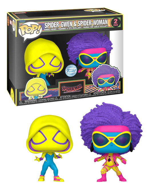 Pack 2 POP Spiderman Spider Gwen e Spider Woman