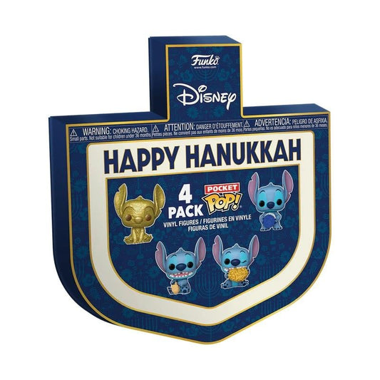 Pack 4 POP Disney Stitch Happy Hanukkah