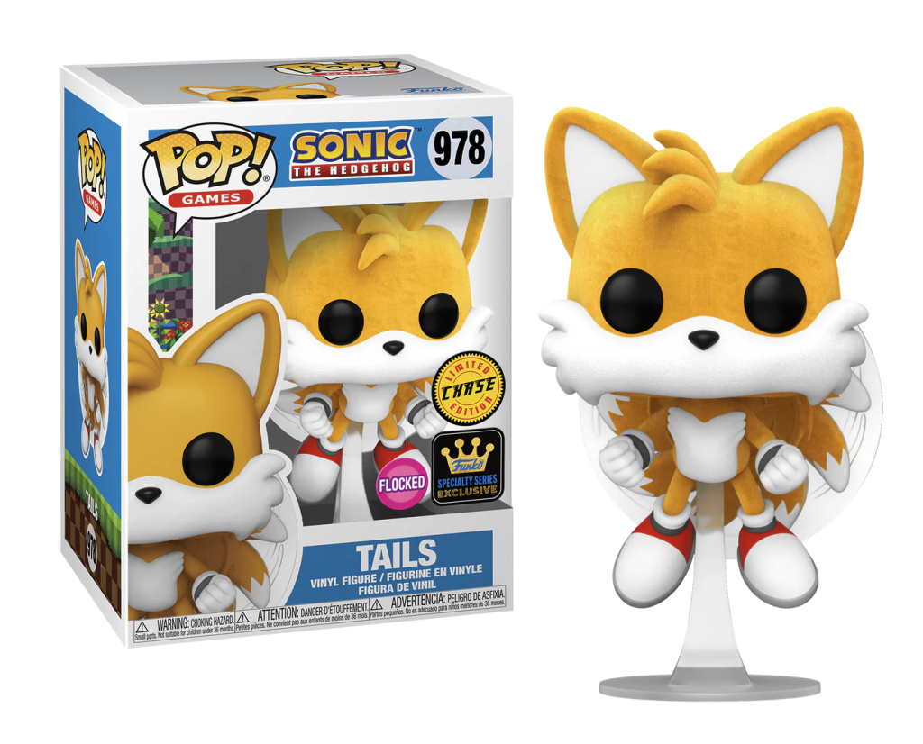 POP Sonic Tails Chase Flocked 978