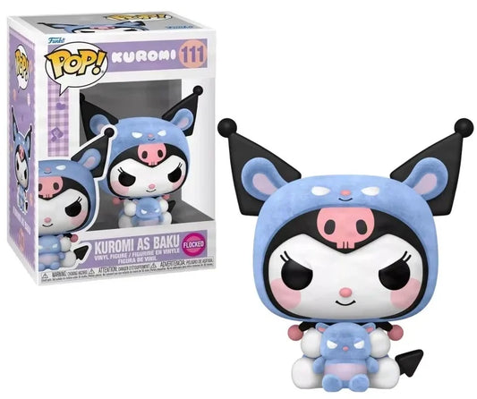 POP Hello Kitty Kuromi as Baku Flocked 111