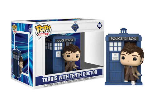 POP Doctor Who Tardis with Tenth Doctor 318