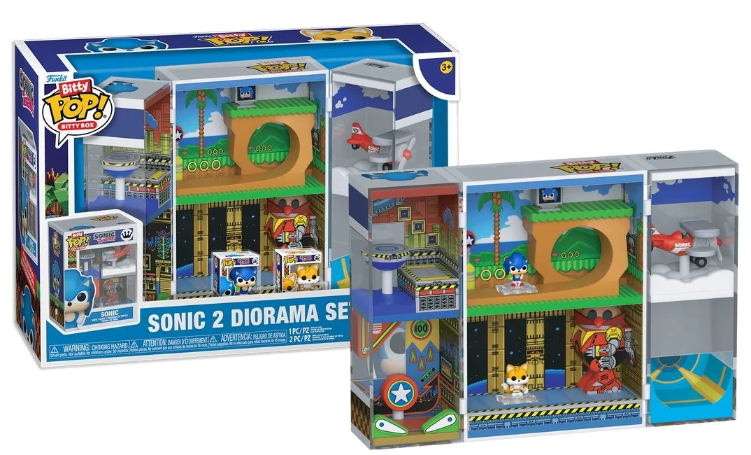 Bitty POP Sonic 2 diorama Set