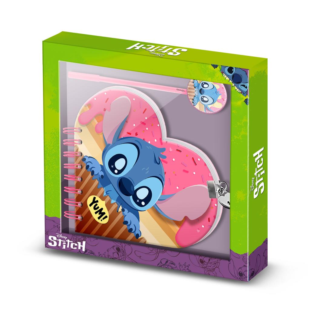 Coffret Diario Stitch Muffin Coraçao