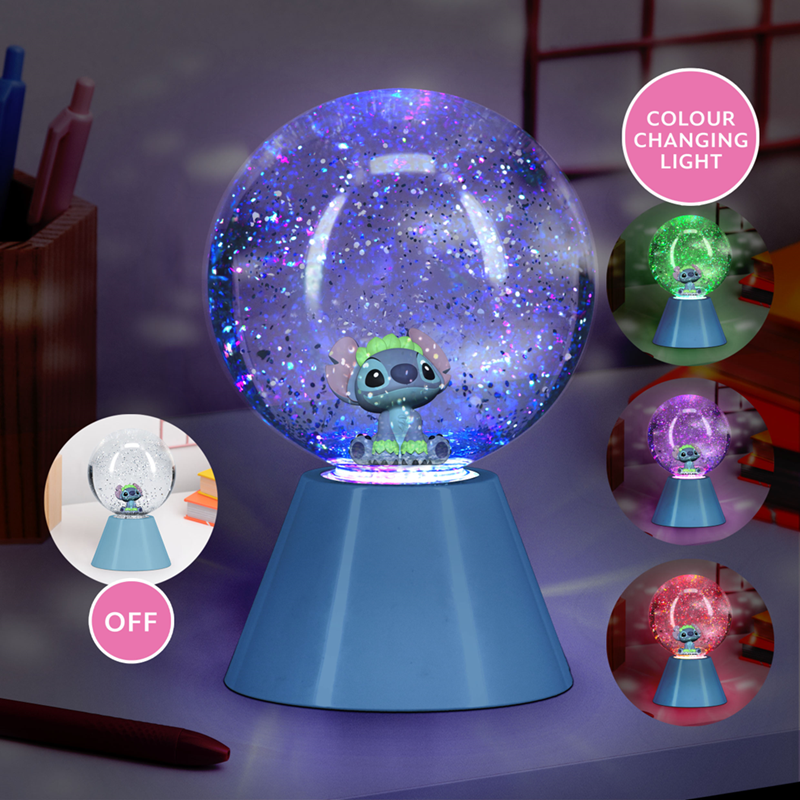 Lampada LED Stitch Glitter Ball 17cm