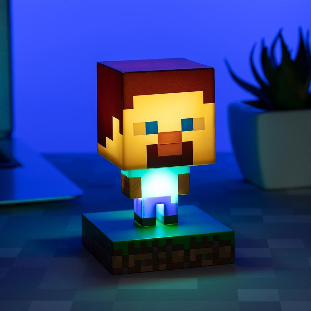 Lampada Minecraft Steve
