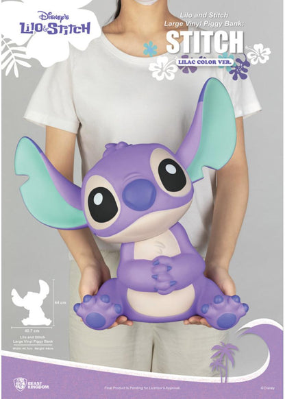 Mealheiro Stitch Lilás 44cm