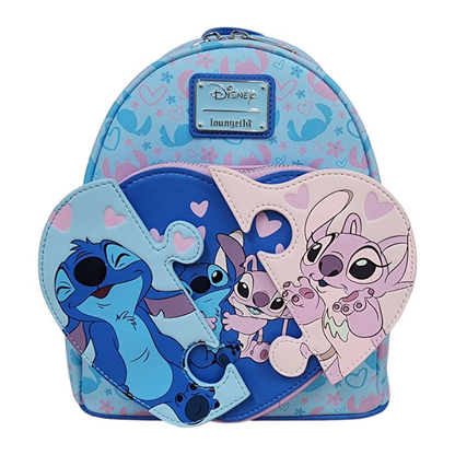 Mochila Stich e Angel Loungefly