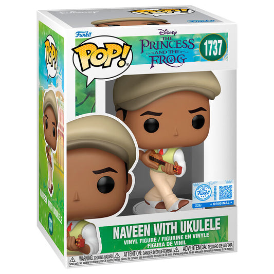 POP Princesa e o Sapo Naveen com ukulele 1737