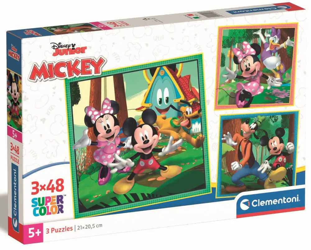 Puzzle Disney Mickey 3x48pcs