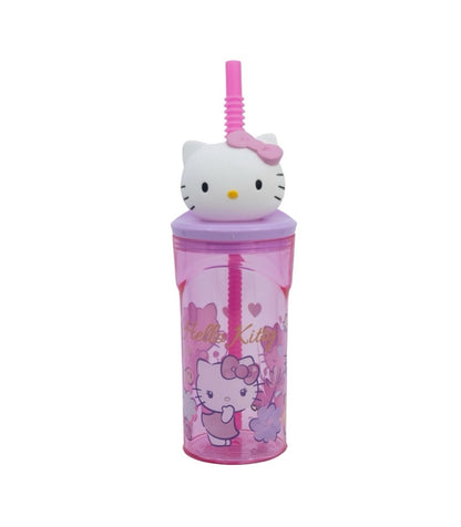 Copo 3D com palha Hello Kitty