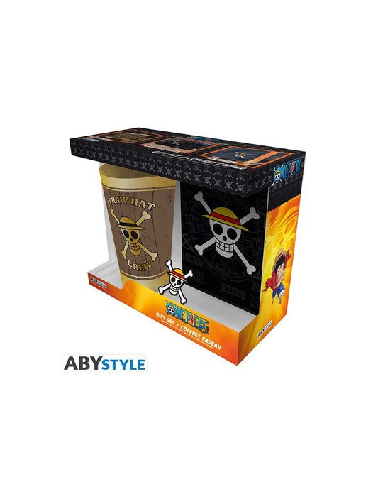 Set Copo e Caderno One Piece