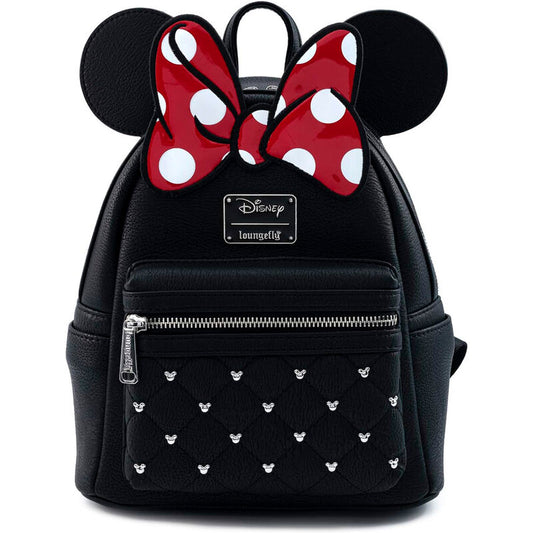 Mochila Minnie preto Bow Loungefly