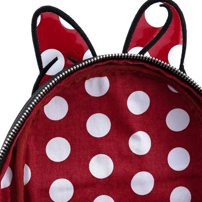 Mochila Minnie preto Bow Loungefly