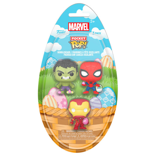 POP Pocket Marvel Hulk Spiderman Iron Man