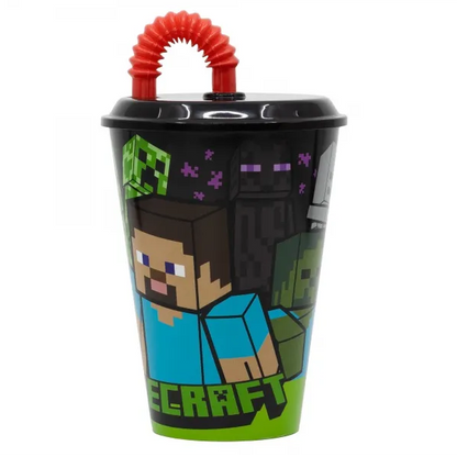 Copo com palha Minecraft