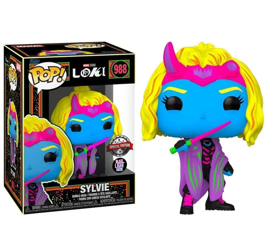 POP Marvel Loki Sylvie Black Light 988